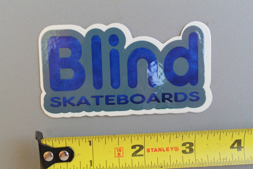 Adesivo skateboard blind blu - blind,