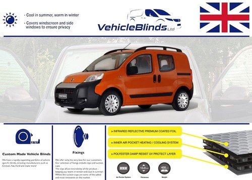 Tende stealth per - stealth, fiorino