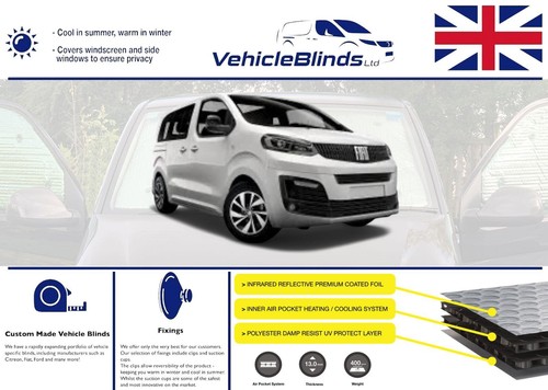 Tende stealth per fiat ulysse - tende,